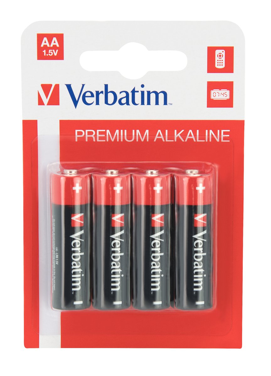 Bateri alkaline AA (LR06) Premium, 4 copë